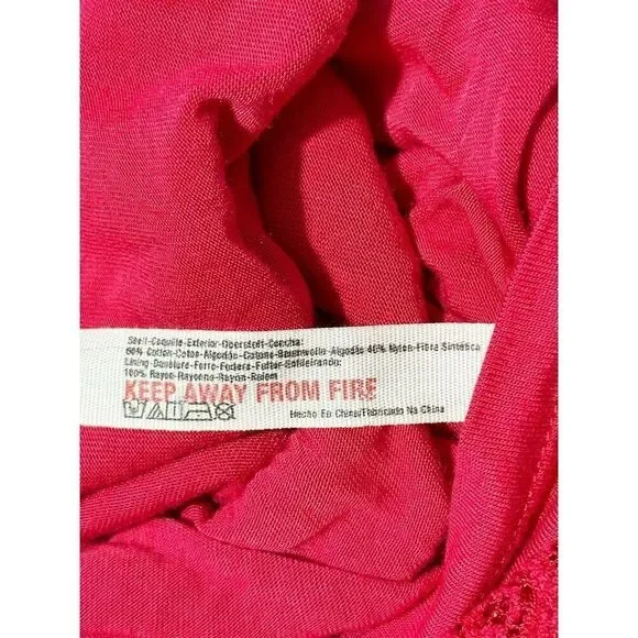 Intimately Free People Women's Daydream Lace Mini Dress Red‎ Medium - Picture 11 of 12